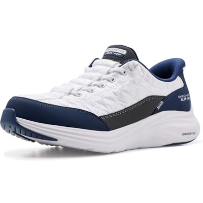 Skechers Dam Contour Foam sneakers, Vit marinblå, 35 EU Skechers Dam Contour Foam sneakers, Vit marinblå, 35 EU