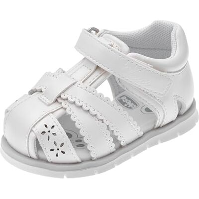 Chicco Spindelrem för flickor (2) sandaler, Vit 1, 22 EU Chicco Spindelrem för flickor (2) sandaler, Vit 1, 22 EU