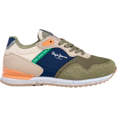 Pepe Jeans London South B Sneak, Grön (Moon Mist Green), 2,5 UK Pepe Jeans London South B Sneak, Grön (Moon Mist Green), 2,5 UK
