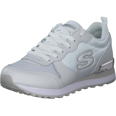 Skechers 111 Wsl, damstrumpor, Silvervit, 35.5 EU Skechers 111 Wsl, damstrumpor, Silvervit, 35.5 EU