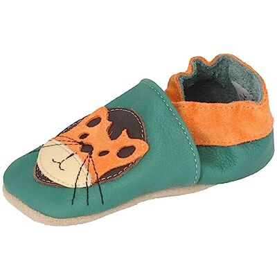 Beck pojkar liten tiger tofflor, Grön, 22 EU Beck pojkar liten tiger tofflor, Grön, 22 EU