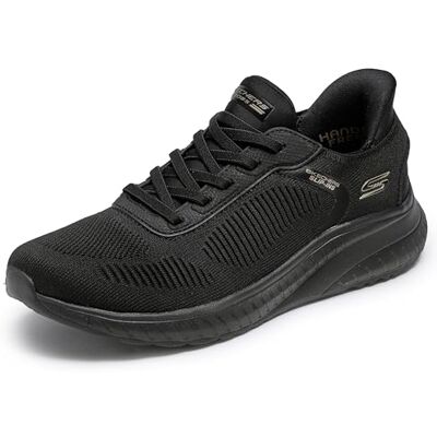 Skechers dam BOBS Squad Chaos Current Muse sneakers, svart, 4.5 UK, Svart, 4.5 UK Wide Skechers dam BOBS Squad Chaos Current Muse sneakers, svart, 4.5 UK, Svart, 4.5 UK Wide