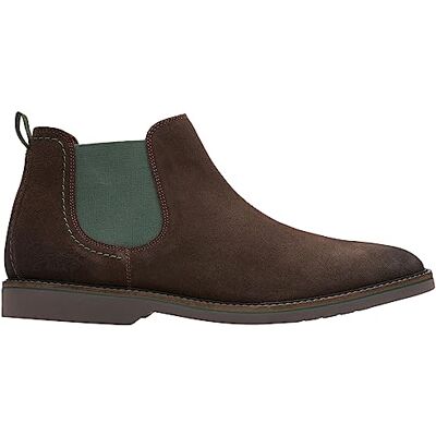 Clarks Atticus Lt Top ankelstövlar för män, Brun mocka, 45 EU Clarks Atticus Lt Top ankelstövlar för män, Brun mocka, 45 EU
