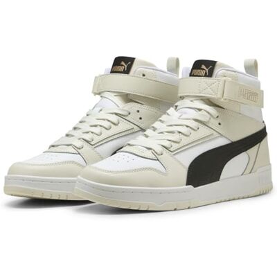 PUMA Unisex RBD Game sneakers, Vapor Gray Black White, 5 UK, Ånggrå svart vit, 38 EU PUMA Unisex RBD Game sneakers, Vapor Gray Black White, 5 UK, Ånggrå svart vit, 38 EU