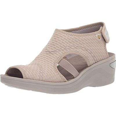 LifeStride BZees kvinnors dröm sandal, Beige Sheer Fishnet 9.5 M US LifeStride BZees kvinnors dröm sandal, Beige Sheer Fishnet 9.5 M US