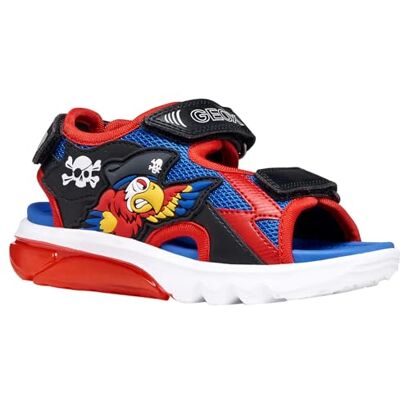 Geox J CIBERDRON B Sandal, ROYAL/RED, 34 EU Geox J CIBERDRON B Sandal, ROYAL/RED, 34 EU