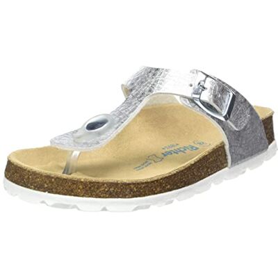 Richter Domare flicka ekologisk sandal, silver, 28 EU Richter Domare flicka ekologisk sandal, silver, 28 EU