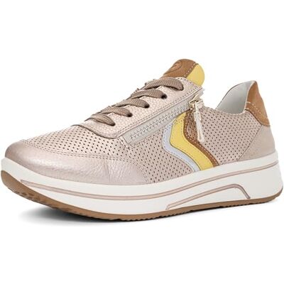 ARA dam Sapporo sneakers, sand, limoncello, vit, kex, skal, 44 EU bred, Sand Limoncello vit Biscuit skal, 44 EU Weit ARA dam Sapporo sneakers, sand, limoncello, vit, kex, skal, 44 EU bred, Sand Limoncello vit Biscuit skal, 44 EU Weit
