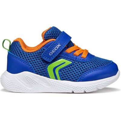 Geox Baby pojkar B SPRINTYE Boy C sneakers, ROYAL/orange, 23 EU Geox Baby pojkar B SPRINTYE Boy C sneakers, ROYAL/orange, 23 EU
