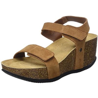 CA'SHOTT A/S Dam CASANNI Kardborreband Mocka Heeled Sandal, Toffee, 40 EU, Toffee, 40 EU CA'SHOTT A/S Dam CASANNI Kardborreband Mocka Heeled Sandal, Toffee, 40 EU, Toffee, 40 EU