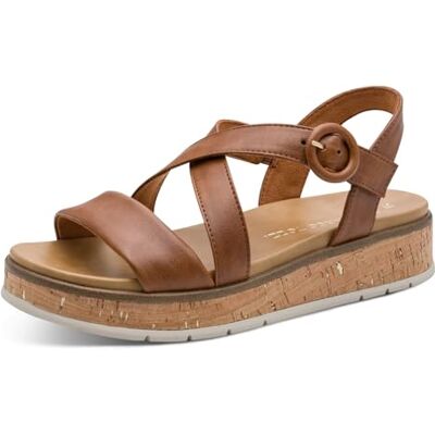 MARCO TOZZI Sandal 2-28501-46, damsandaler, konjak, 38 EU MARCO TOZZI Sandal 2-28501-46, damsandaler, konjak, 38 EU