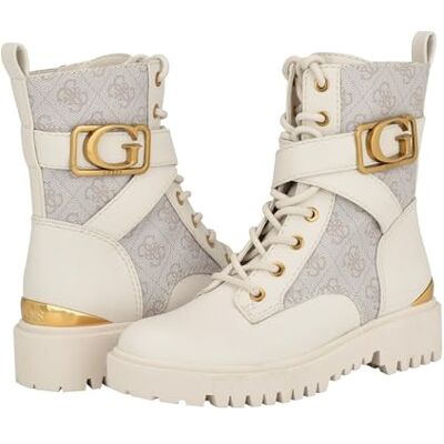 GUESS Orana Combat Boot för kvinnor, Duva 150, 38 EU GUESS Orana Combat Boot för kvinnor, Duva 150, 38 EU