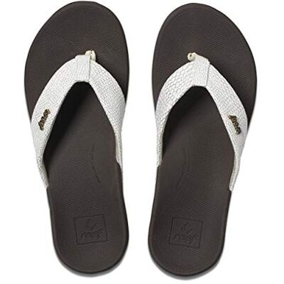 REEF Dam Ortho-Spring Flipflop, Brun vit, 40 EU REEF Dam Ortho-Spring Flipflop, Brun vit, 40 EU