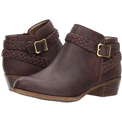 LifeStride dam Adriana Ankle Bootie stövel, BRUN 39 EU Weit LifeStride dam Adriana Ankle Bootie stövel, BRUN 39 EU Weit