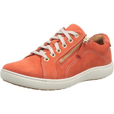 Clarks Dam Nalle Lace Sneaker, grenadine nubuck, 37 EU Weit Clarks Dam Nalle Lace Sneaker, grenadine nubuck, 37 EU Weit