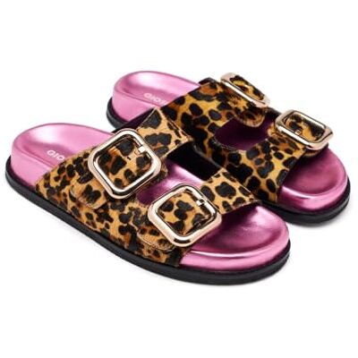GIOSEPPO Mifflin, platta damsandaler, leopard, 36 EU, Leopard, 36 EU GIOSEPPO Mifflin, platta damsandaler, leopard, 36 EU, Leopard, 36 EU