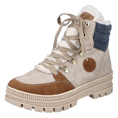 Rieker Dam Z1810 snörstövlar, Beige, 39 EU Rieker Dam Z1810 snörstövlar, Beige, 39 EU