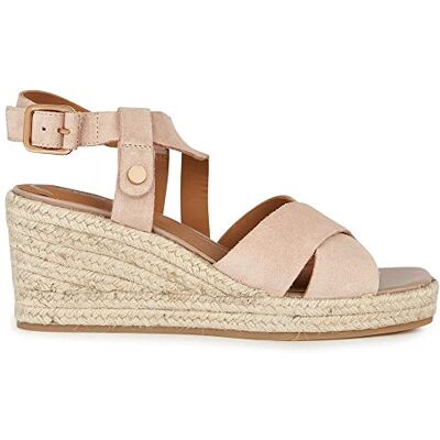 Geox Dam D PANAREA Espadrille Wedge Sandal, Nude, 37 EU, naken, 37 EU Geox Dam D PANAREA Espadrille Wedge Sandal, Nude, 37 EU, naken, 37 EU