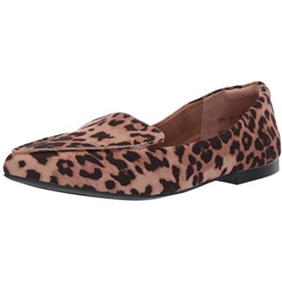 Amazon Essentials Loafer för kvinnor platt, Rosa leopard, 37 EU Amazon Essentials Loafer för kvinnor platt, Rosa leopard, 37 EU