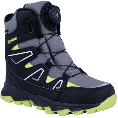 Richter Barnskor, Kyle sneakers, svart/silver/n.YEL/STO, 33 EU, Black Silv N Yel Sto, 33 EU Richter Barnskor, Kyle sneakers, svart/silver/n.YEL/STO, 33 EU, Black Silv N Yel Sto, 33 EU