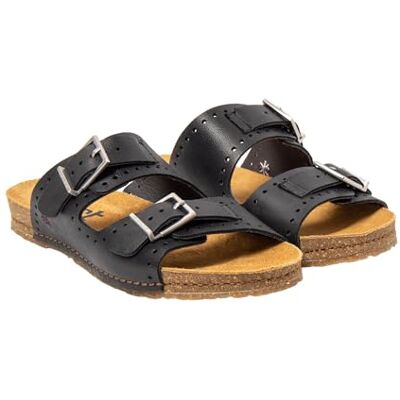 ART 0127 Kreta, platta sandaler för kvinnor, sv, 42 EU ART 0127 Kreta, platta sandaler för kvinnor, sv, 42 EU