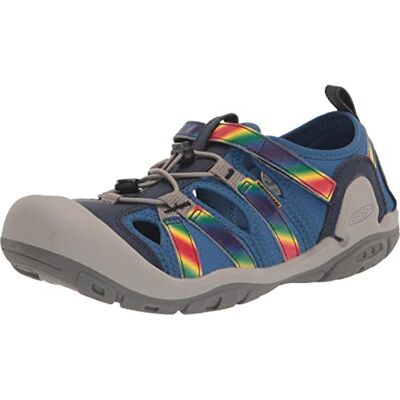 KEEN Knotch Creek sandal för barn, Bright Cobolt Rainbow Tie Dye, 27 EU KEEN Knotch Creek sandal för barn, Bright Cobolt Rainbow Tie Dye, 27 EU