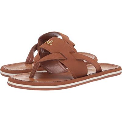 Lauren Ralph Lauren Lauren av Ralph Lauren Rosalind för kvinnor, Tan Nubuck Pu, 9 US Lauren Ralph Lauren Lauren av Ralph Lauren Rosalind för kvinnor, Tan Nubuck Pu, 9 US