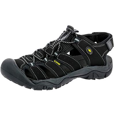 Lico Miami Herr Stängda sandaler, Svart, 43 EU Lico Miami Herr Stängda sandaler, Svart, 43 EU
