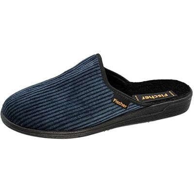 Fischer Markenschuh Fischer herr Frank tofflor, blå, 40 EU Fischer Markenschuh Fischer herr Frank tofflor, blå, 40 EU