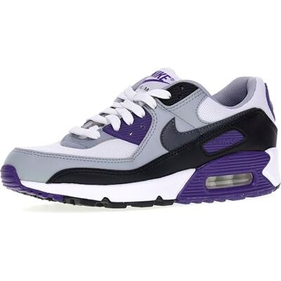 NIKE Air Max 90, Sneaker Dam, 35.5 EU, White Iron Grey Black Wolf Grey, 35.5 EU NIKE Air Max 90, Sneaker Dam, 35.5 EU, White Iron Grey Black Wolf Grey, 35.5 EU