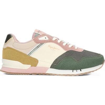 Pepe Jeans dam London Urbans W Sneaker, Grön skog kaki grön, 4 UK Pepe Jeans dam London Urbans W Sneaker, Grön skog kaki grön, 4 UK