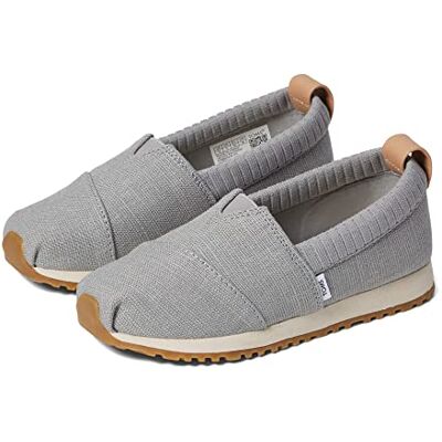 TOMS Youth_Slipper_Drizzle Grey Heritage Canvas, Unisex sandaler, Drizzle Grå, 30 EU TOMS Youth_Slipper_Drizzle Grey Heritage Canvas, Unisex sandaler, Drizzle Grå, 30 EU
