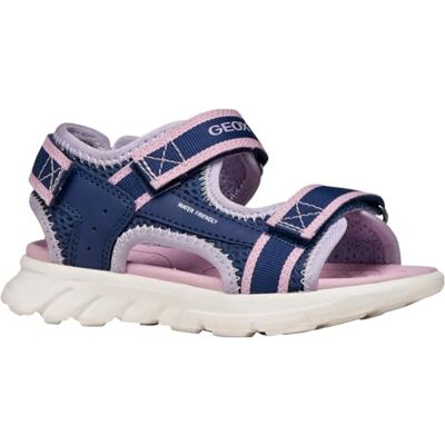 Geox J AIRADYUM GI sandal, marinblå/lila, 24 EU Geox J AIRADYUM GI sandal, marinblå/lila, 24 EU