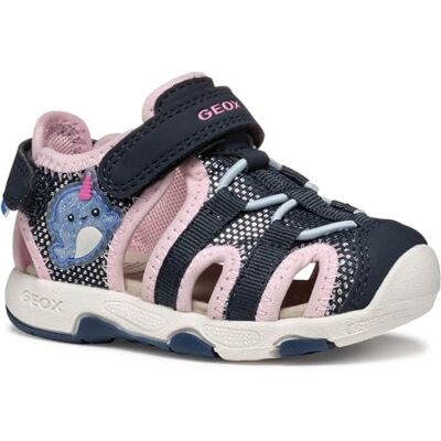 Geox B Sandal Multy Girl, Marinblå Lt Rosa, 20 EU Geox B Sandal Multy Girl, Marinblå Lt Rosa, 20 EU