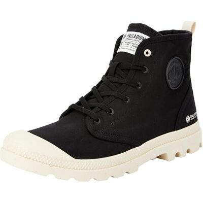 Palladium Pampa hög dragkedja organisk ankel stövlar blandad, svart, 40 EU Palladium Pampa hög dragkedja organisk ankel stövlar blandad, svart, 40 EU