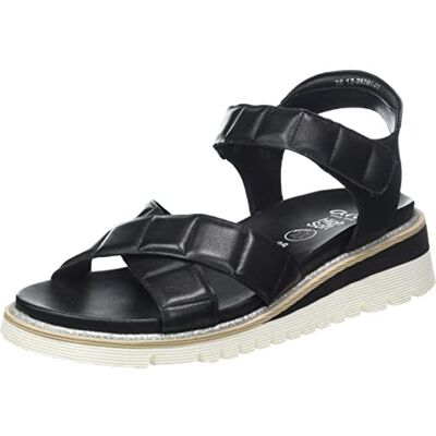 ARA Kent sandal för kvinnor, svart, 42 EU ARA Kent sandal för kvinnor, svart, 42 EU