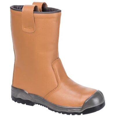 Portwest FW13 Arbetsstövlar Tåhätteskydd Halkfri Antistatisk Oljebeständig Ljusbrun, 44, S1P EN ISO 20345, Unisex, Fodrad med Läder, Dubbel Densitet, 200 Joule Stålhätta, Stålmellansula, Fleecefodrad Portwest FW13 Arbetsstövlar Tåhätteskydd Halkfri Antistatisk Oljebeständig Ljusbrun, 44, S1P EN ISO 20345, Unisex, Fodrad med Läder, Dubbel Densitet, 200 Joule Stålhätta, Stålmellansula, Fleecefodrad