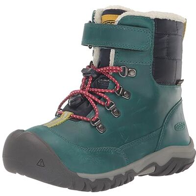 KEEN Unisex barn Kanibou vattentäta snöstövlar, Djup lagoon jazzy, 24 EU KEEN Unisex barn Kanibou vattentäta snöstövlar, Djup lagoon jazzy, 24 EU