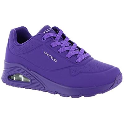 Skechers Women's UNO-Night Shades Sneaker, PUR, 6.5 Wide Skechers Women's UNO-Night Shades Sneaker, PUR, 6.5 Wide