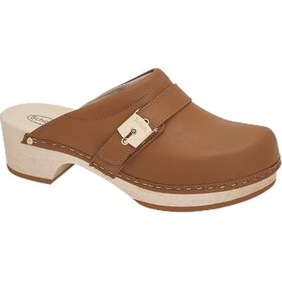 Scholl Dam Pescura Clog 50 sandal, Naturliga, 41 EU Scholl Dam Pescura Clog 50 sandal, Naturliga, 41 EU