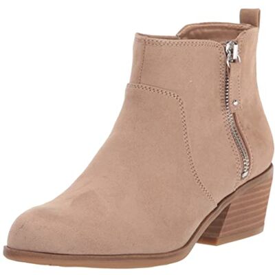 Dr. Scholl's Shoes Dam laglösa ankelstövlar, Rostat taupe tyg, 42.5 EU Dr. Scholl's Shoes Dam laglösa ankelstövlar, Rostat taupe tyg, 42.5 EU