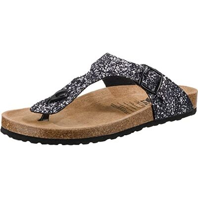 Lico BIOLINE GLISTO Dam Tofflor, Antracit, 39 EU Lico BIOLINE GLISTO Dam Tofflor, Antracit, 39 EU