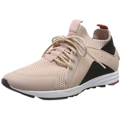 HUGO Dam Hybrid_Runn_knlg sneakers, Rosa persika piska 694, 40 EU HUGO Dam Hybrid_Runn_knlg sneakers, Rosa persika piska 694, 40 EU