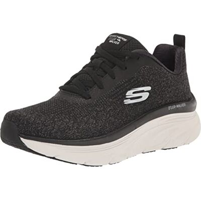 Skechers kvinnors D'lux Walker-Daily Beauty Sneaker, Svart, 35 EU Skechers kvinnors D'lux Walker-Daily Beauty Sneaker, Svart, 35 EU