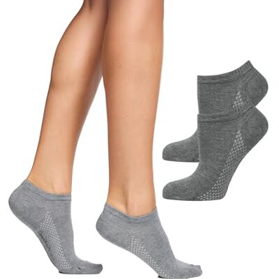 Nur Die Dam Bambus Sneaker Socke 2 Pack Damen Kaum Sichtbar Bambussocken Weich, Ljusgrå, 16, Ljusgrå, 42 Nur Die Dam Bambus Sneaker Socke 2 Pack Damen Kaum Sichtbar Bambussocken Weich, Ljusgrå, 16, Ljusgrå, 42