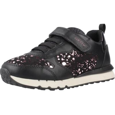 Geox J FASTICS Girl sneakers, svart/lila, 32 EU, Svart lila, 32 EU Geox J FASTICS Girl sneakers, svart/lila, 32 EU, Svart lila, 32 EU