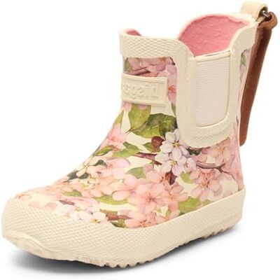 Bisgaard Unisex barn baby gummi regn båt, creme blommor, 23 EU Bisgaard Unisex barn baby gummi regn båt, creme blommor, 23 EU