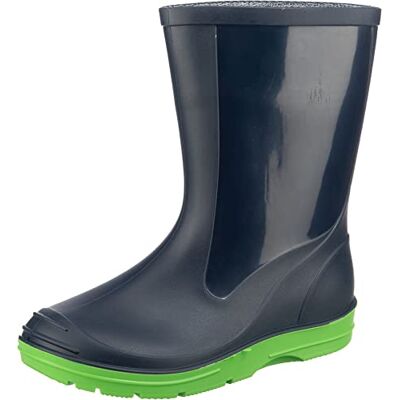 Beck Basic unisex barn långa gummistövlar, Blå mörkblå 05 33 EU Beck Basic unisex barn långa gummistövlar, Blå mörkblå 05 33 EU