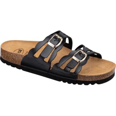 Scholl Kvinnors Jeanne Sandal, svart, 37 EU Scholl Kvinnors Jeanne Sandal, svart, 37 EU