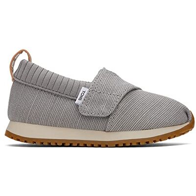 TOMS Tiny_Slipper_Drizzle Grey Heritage Canvas, Unisex Barn Sandaler, Drizzle Grey, 28.5 EU TOMS Tiny_Slipper_Drizzle Grey Heritage Canvas, Unisex Barn Sandaler, Drizzle Grey, 28.5 EU